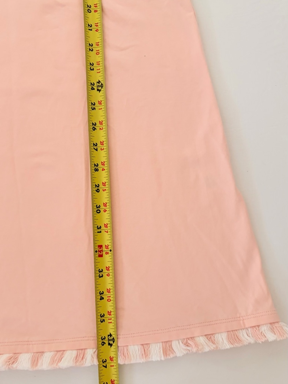 Spartina 449 Dress Island Fringe Dress Women’s Short Sleeve Pale Blush Large - Picture 11 of 15